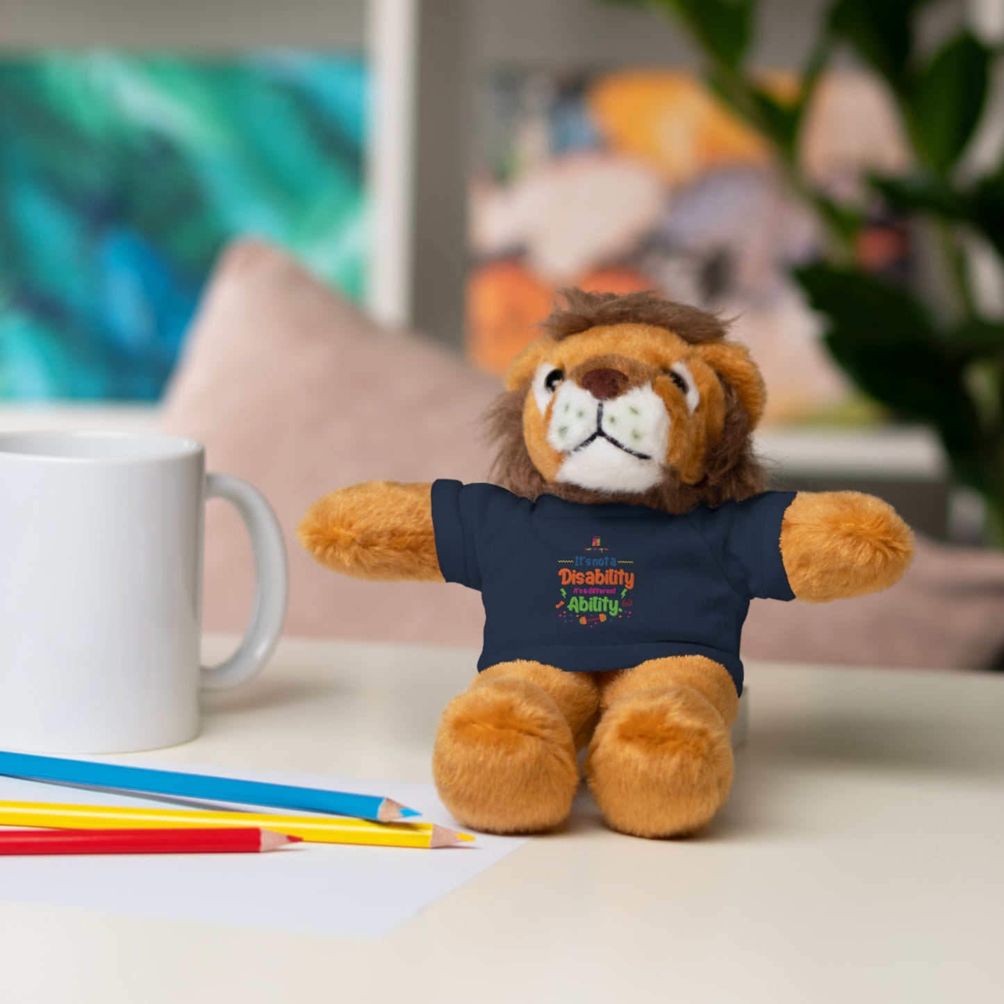 It's a Different Ability Stuffed Animals with Tee