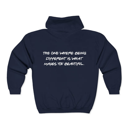 Autism Awareness Full Zip Hoodie | Celebrate Uniqueness & Support Inclusivity