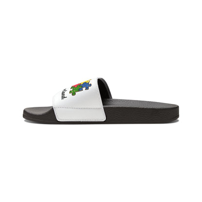 Colorful Puzzle Design Youth Sandals - Fun & Accepting Footwear