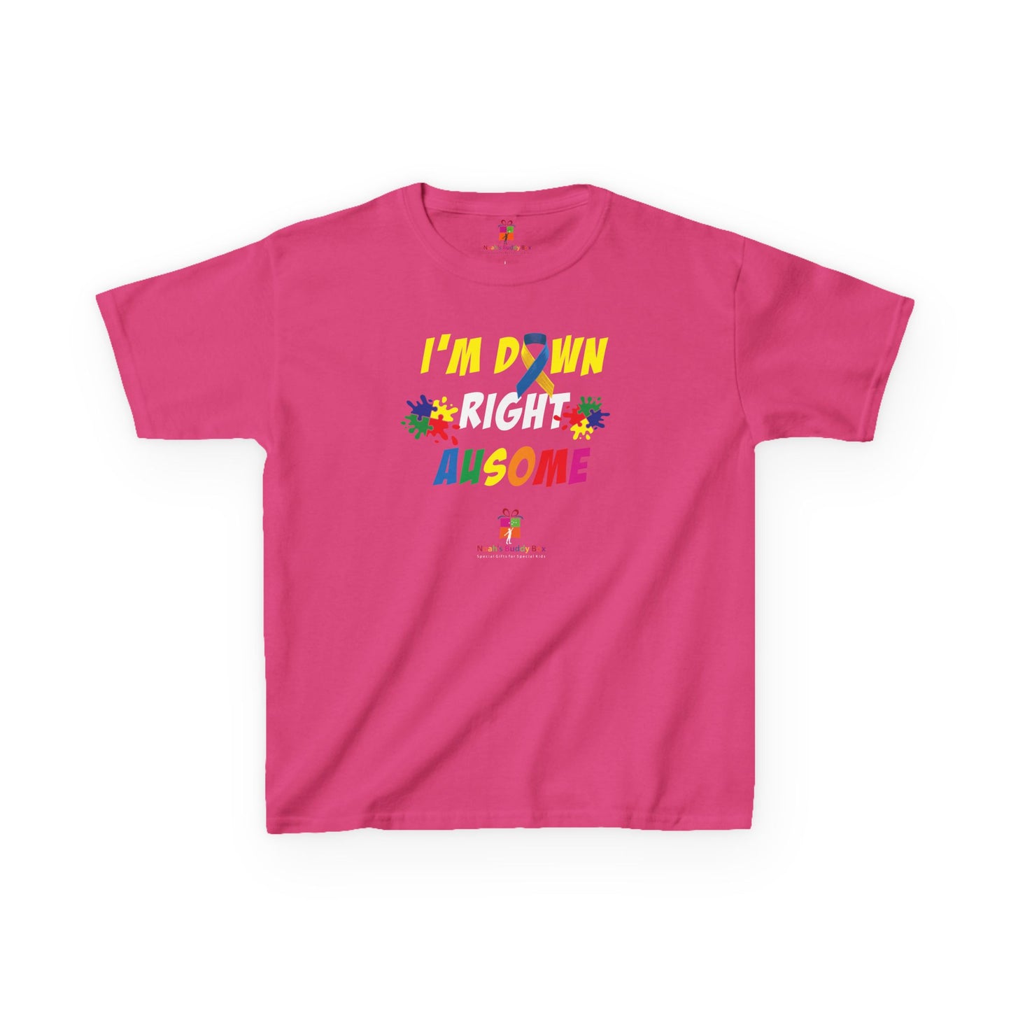 I’m Down Right Ausome Kids Tee 💛💙❤️