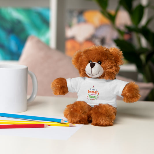 It's a Different Ability Stuffed Animals with Tee