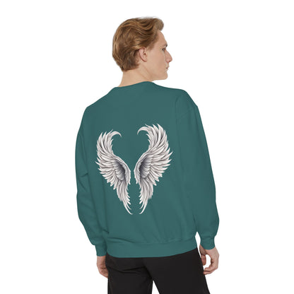 Angels on Earth are Disguised as Special Education Teachers Unisex Garment-Dyed Sweatshirt